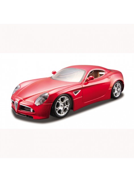 Автомодель (1:32) BburagoStreetFire ALFA 8C COMPETIZIONE (2007) (ассорти черный металлик,красный металлик,1:32)