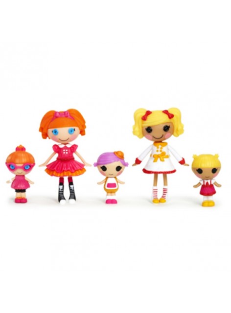 Набор с куклами MINI Lalaloopsy серии  "Веселая компашка" - ПЕРВОКЛАШКИ (5 кукол)