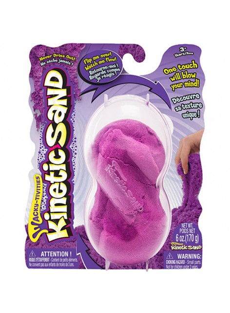 Песок Wacky-Tivities д/детск творчества - KINETIC SAND NEON  (фиолетовый,170 г)