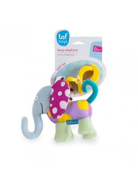 Игрушка-подвеска на прищепке Taf Toys ДРОЖАЩИЙ СЛОНИК Игрушка-подвеска на прищепке Taf Toys ДРОЖАЩИЙ СЛОНИК