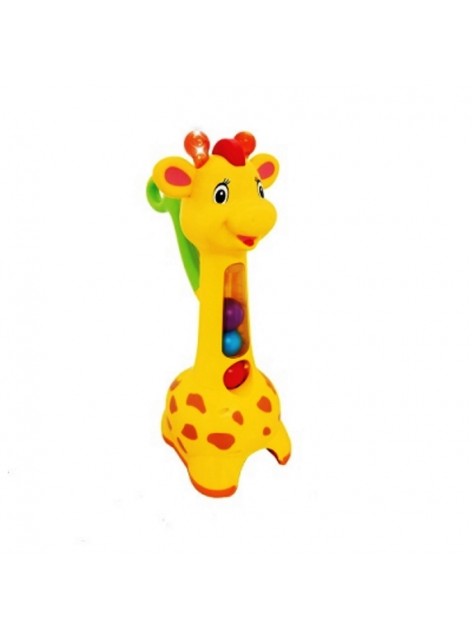 Игрушка-каталка KiddielandPreschool АККУРАТНЫЙ ЖИРАФ (свет, звук)