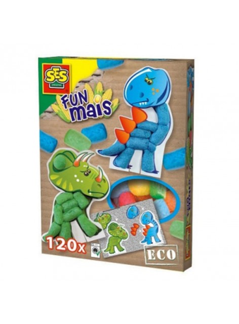 Набор д/творчества серии "Забавная Кукуруза" Ses ДИНОЗАВРЫ (цветные элементы, аксессуары) Набор д/творчества серии "Забавная Кукуруза" Ses ДИНОЗАВРЫ (цветные элементы, аксессуары)