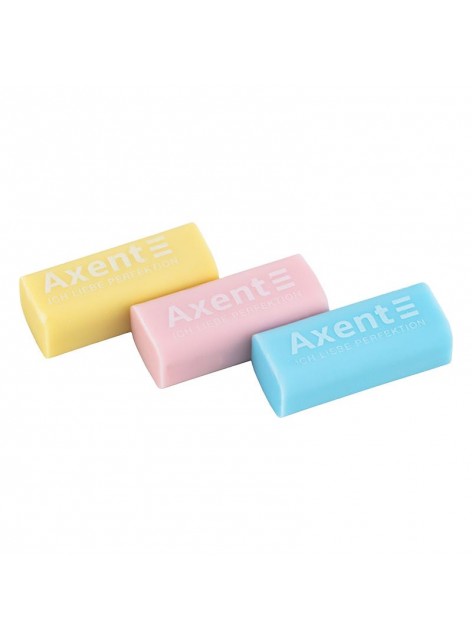Набір гумок 3 шт. в боксі, асорті AXENT Pastelini 1198-A