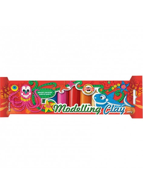 Пластилін, 10 кольорів, 200 г KOH-I-NOOR "Підводний світ" 131510 Пластилін, 10 кольорів, 200 г KOH-I-NOOR "Підводний світ" 131510