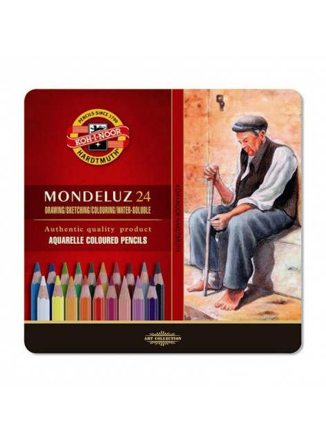 Карандаши акварельные KOH-I-NOOR Mondeluz, 24 цвета