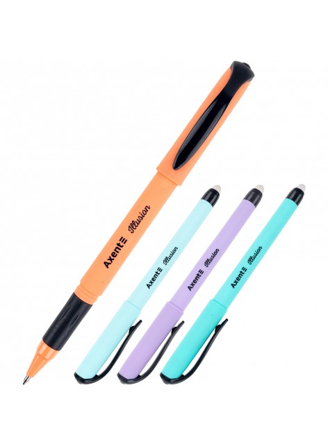 Ручка гелевая пиши-стирай AXENT Illusion AG1094-02-A ассорти