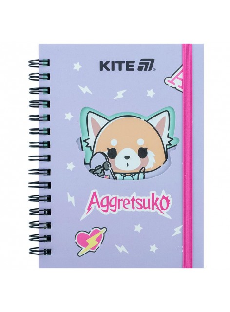 Блокнот вирубка А6, 80 аркушів Kite Aggretsuko AR25-229