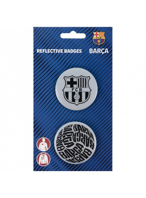 Набір значків світловідбиваючих (2 шт.) Kite FC Barcelona BC25-107