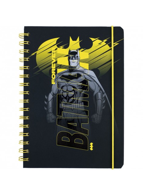 Блокнот на спіралі А5, 80 аркушів Kite DC Comics DC24-190