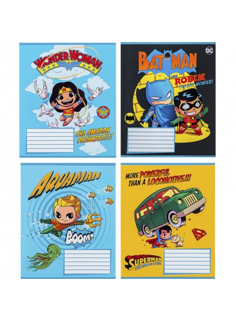 Зошит 12 аркушів, коса лінія (1 шт.) Kite DC Comics DC24-235