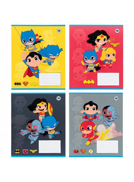 Зошит 12 аркушів, коса лінія (1 шт.) Kite DC Comics DC25-235
