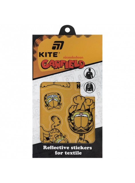 Набір стікерів світловідбиваючих для текстилю Kite Garfield GF25-114
