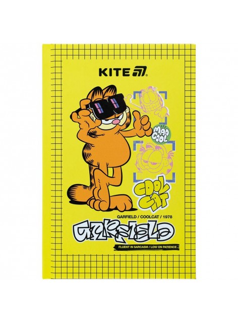 Блокнот А6, 80 аркушів Kite Garfield GF25-199 Блокнот А6, 80 аркушів Kite Garfield GF25-199