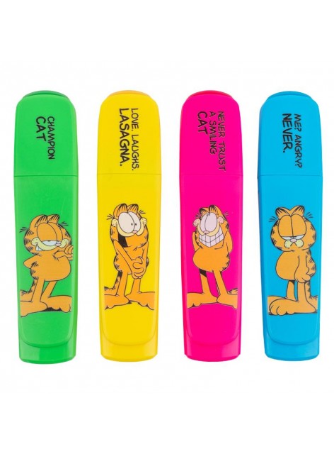 Маркер Highlighter 4 кольори Kite Garfield GF25-444