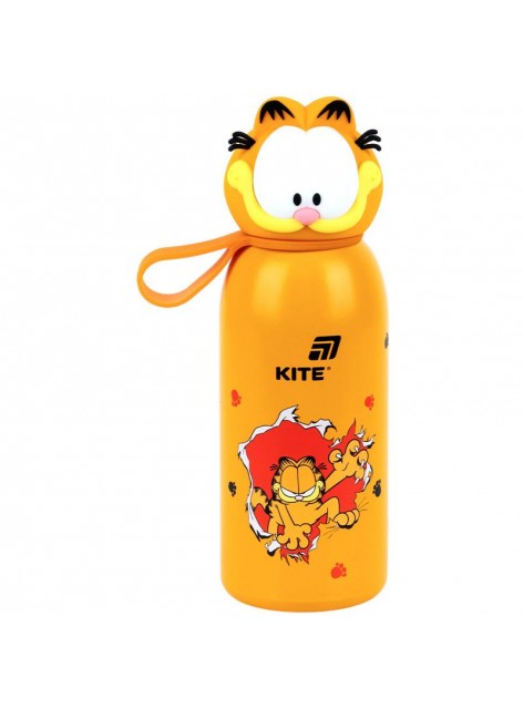 Термос з фігурною кришкою 350 мл Kite Garfield GF26-1267 Термос з фігурною кришкою 350 мл Kite Garfield GF26-1267