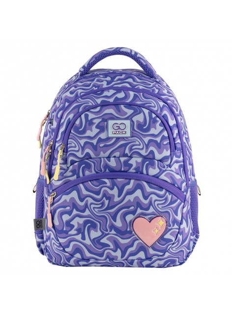 Рюкзак шкільний GoPack Shiny Heart GO24-175M-4