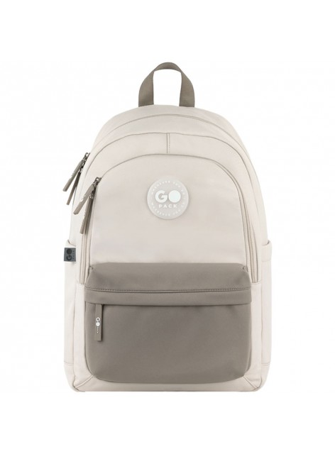 Рюкзак молодіжний GoPack бежевий GO26-141L-1