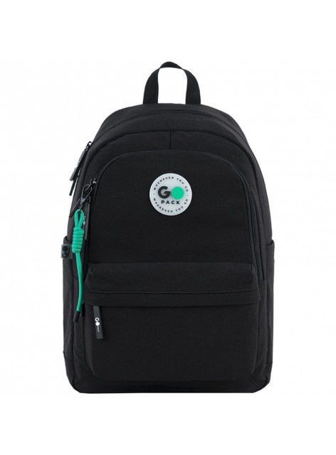 Рюкзак молодіжний GoPack чорний GO26-141L-3