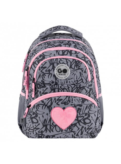 Рюкзак шкільний GoPack Fluffy Heart GO26-175M-4