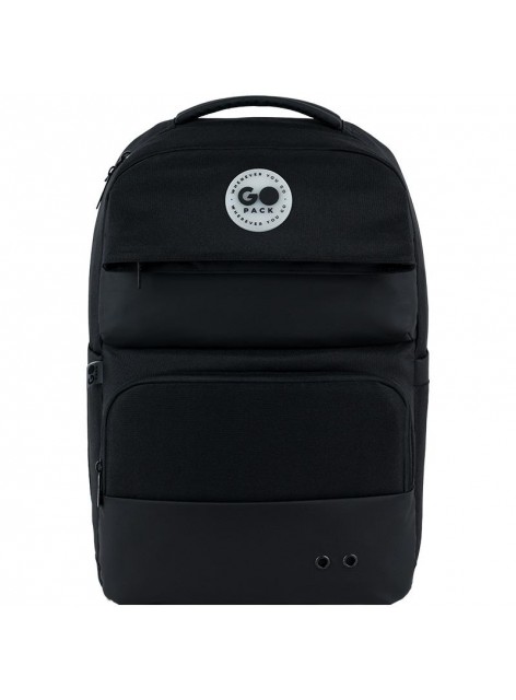 Рюкзак молодіжний GoPack чорний GO26-187L