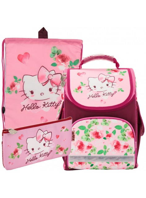 Рюкзак в комплекте 3 в 1 Hello kitty KITE HK17-500+600-1+664