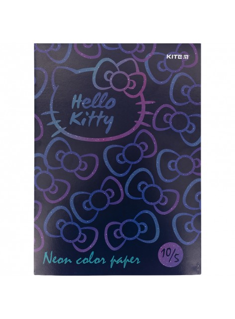 Бумага цветная неоновая KITE Hello kitty HK21-252