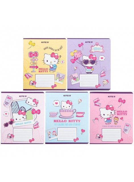 Зошит 18 аркушів, клітинка (1 шт.) Kite Hello Kitty HK23-236 Зошит 18 аркушів, клітинка (1 шт.) Kite Hello Kitty HK23-236