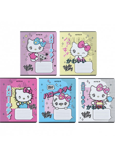 Зошит 12 аркушів, клітинка (1 шт.) Kite Hello Kitty HK24-232-1