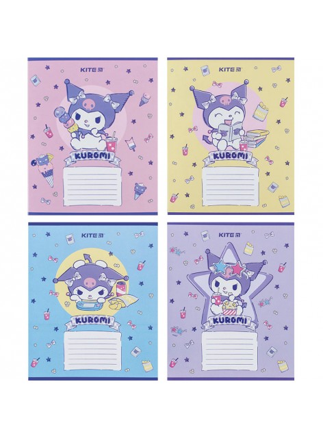 Зошит 12 аркушів, коса лінія (1 шт.) Kite Hello Kitty HK24-235-2