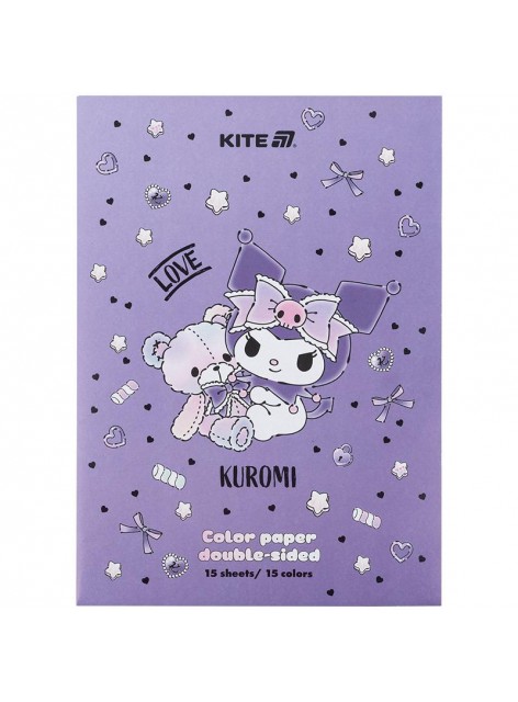 Папір кольоровий двосторонній KITE Hello Kitty Kuromi HK24-250-2