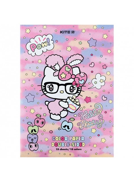 Папір кольоровий двосторонній KITE Hello Kitty HK24-250