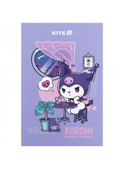 Блокнот А5, 64 листа Kite Kuromi HK25-193 Блокнот А5, 64 листа Kite Kuromi HK25-193