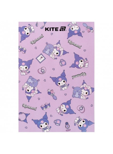 Блокнот А5, 50 аркушів Kite Kuromi HK25-194-1 Блокнот А5, 50 аркушів Kite Kuromi HK25-194-1