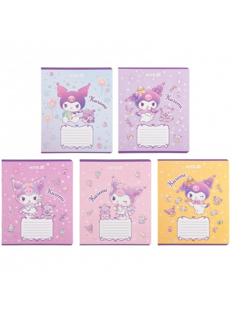 Зошит 12 аркушів, клітинка (1 шт.) Kite Kuromi HK25-232-3