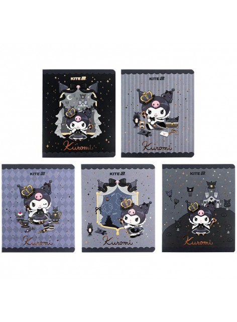 Зошит 24 аркуша, лінія (1 шт.) Kite Kuromi HK25-239