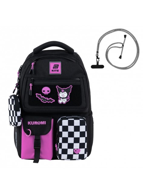 Рюкзак молодіжний Kite Kuromi HK25-2587M-2