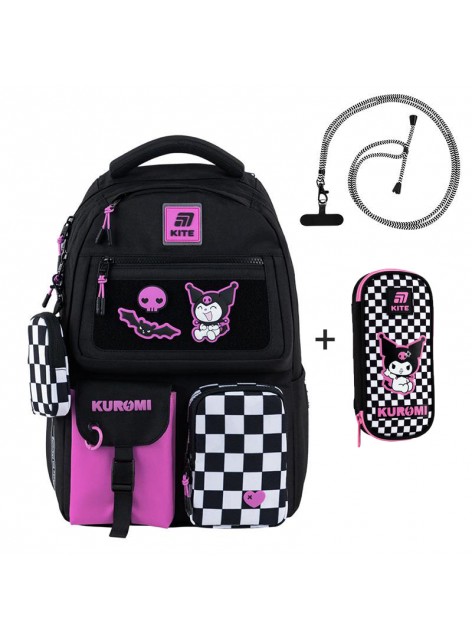 Рюкзак молодіжний Kite Kuromi HK25-2587M-2