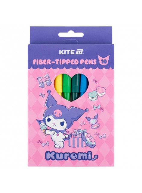 Фломастери 10 кольорів Kite Kuromi HK25-455