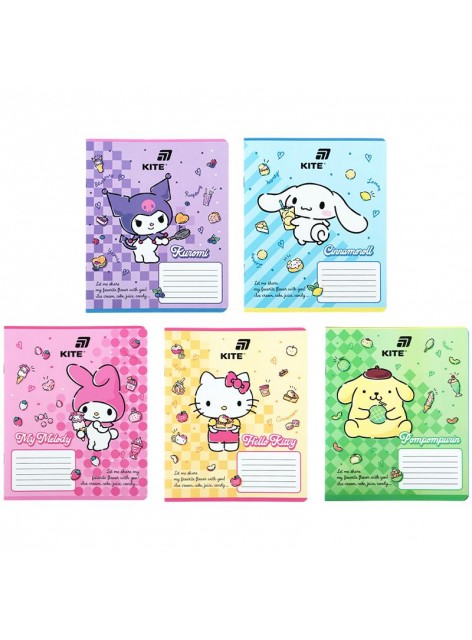 Зошит 12 аркушів, клітинка (1 шт.) Kite Hello Kitty HK26-232 Зошит 12 аркушів, клітинка (1 шт.) Kite Hello Kitty HK26-232