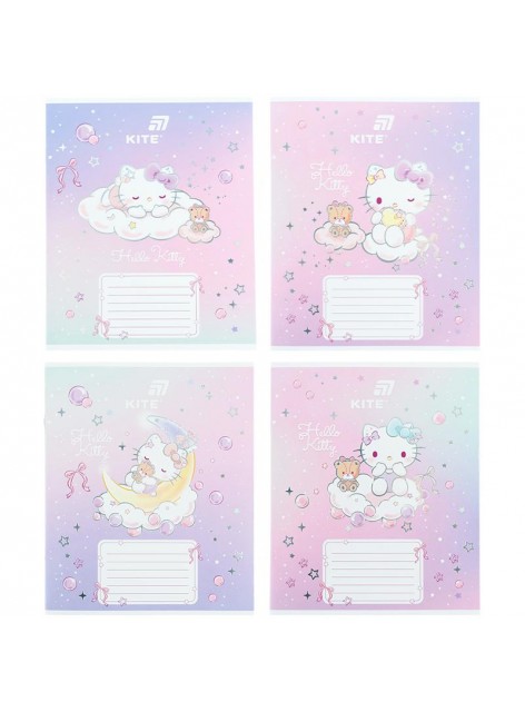 Зошит 12 аркушів, коса лінія (1 шт.) Kite Hello Kitty HK26-235-1 Зошит 12 аркушів, коса лінія (1 шт.) Kite Hello Kitty HK26-235-1