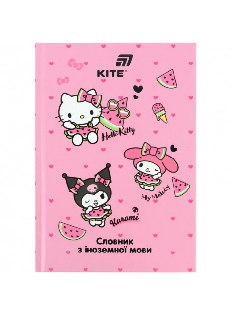Зошит для запису іноземних слів, 60 аркушів Kite Hello kitty HK26-407