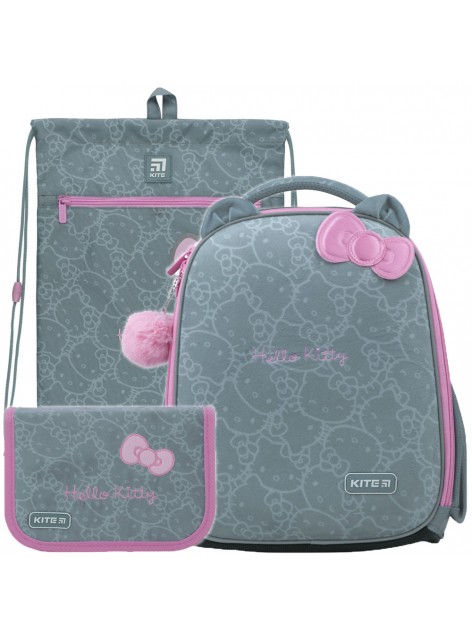 Рюкзак в комплекті 3 в 1 Hello kitty KITE HK22-555S+601M-1+622