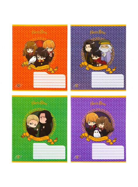 Зошит 12 аркушів, коса лінія (1 шт.) KITE Harry Potter HP22-235