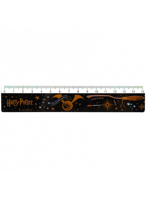Лінійка пластикова 15 см Kite Harry Potter HP23-090