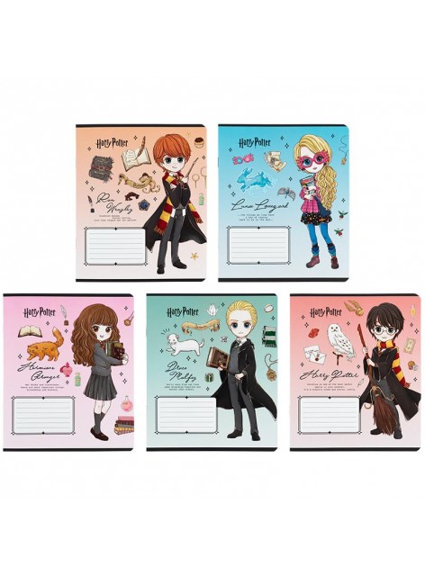 Зошит 12 аркушів, клітинка (1 шт.) Kite Harry Potter HP25-232-2