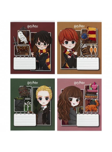 Зошит 12 аркушів, коса лінія (1 шт.) Kite Harry Potter HP26-235 Зошит 12 аркушів, коса лінія (1 шт.) Kite Harry Potter HP26-235