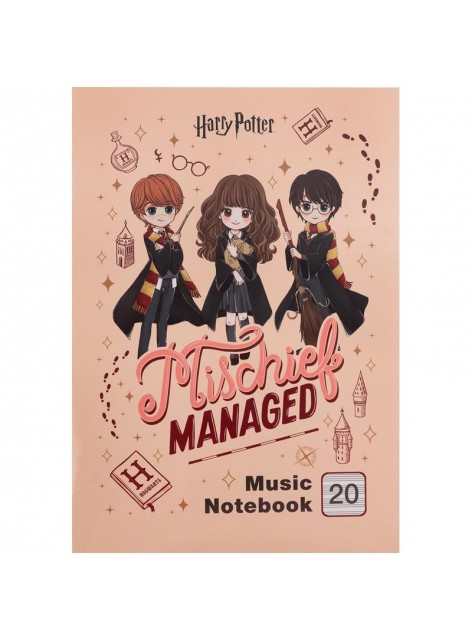 Зошит для нот А4, 20 аркушів Kite Harry Potter HP26-404 Зошит для нот А4, 20 аркушів Kite Harry Potter HP26-404