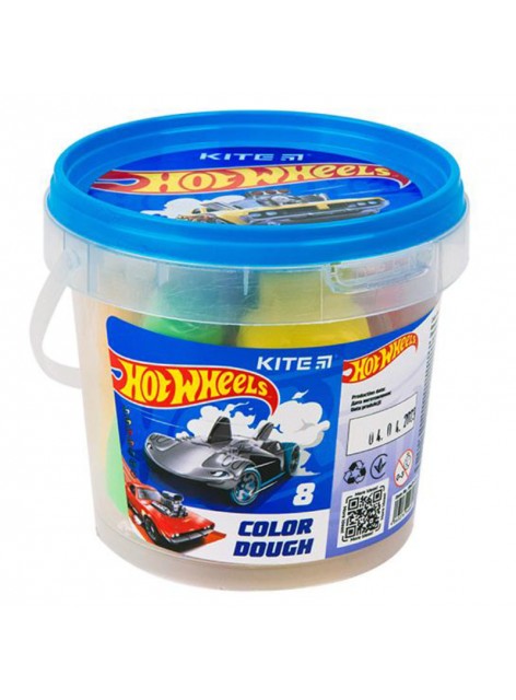 Тісто кольорове, 8 кольорів KITE Hot Wheels HW23-137
