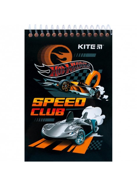 Блокнот А6, 48 аркушів Kite Hot Wheels HW24-196