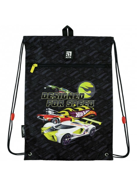Сумка для взуття з кишенею Kite Hot Wheels HW24-601M-1